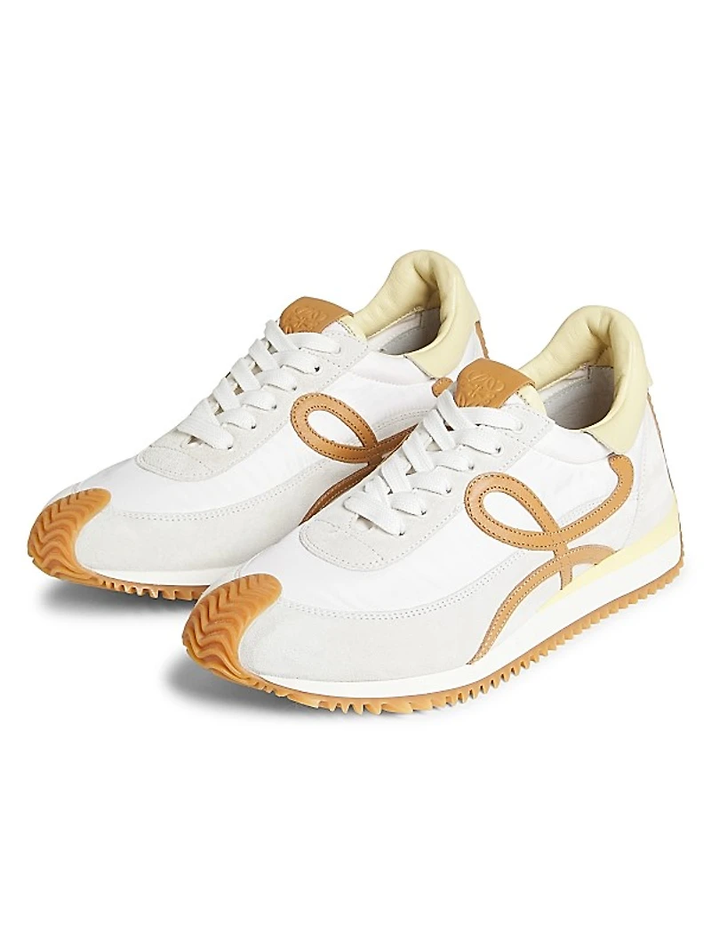 Women's Flow Suede & Nylon Runner Sneakers