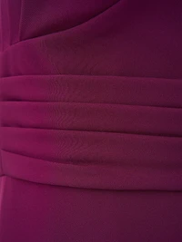 Melora Crepe V-Neck Gown