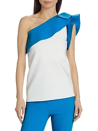 Kikina Ruffled One-Shoulder Top