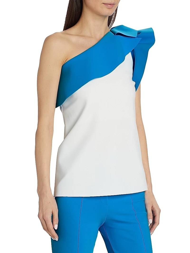 Kikina Ruffled One-Shoulder Top
