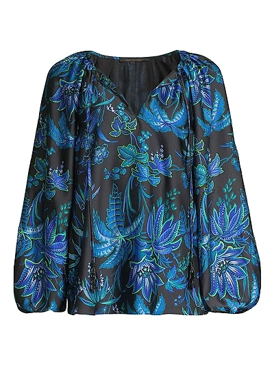 Sienna Floral Satin Blouse