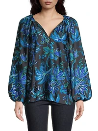Sienna Floral Satin Blouse