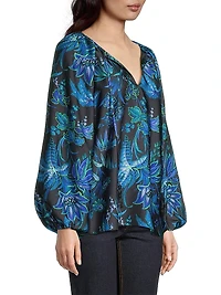 Sienna Floral Satin Blouse