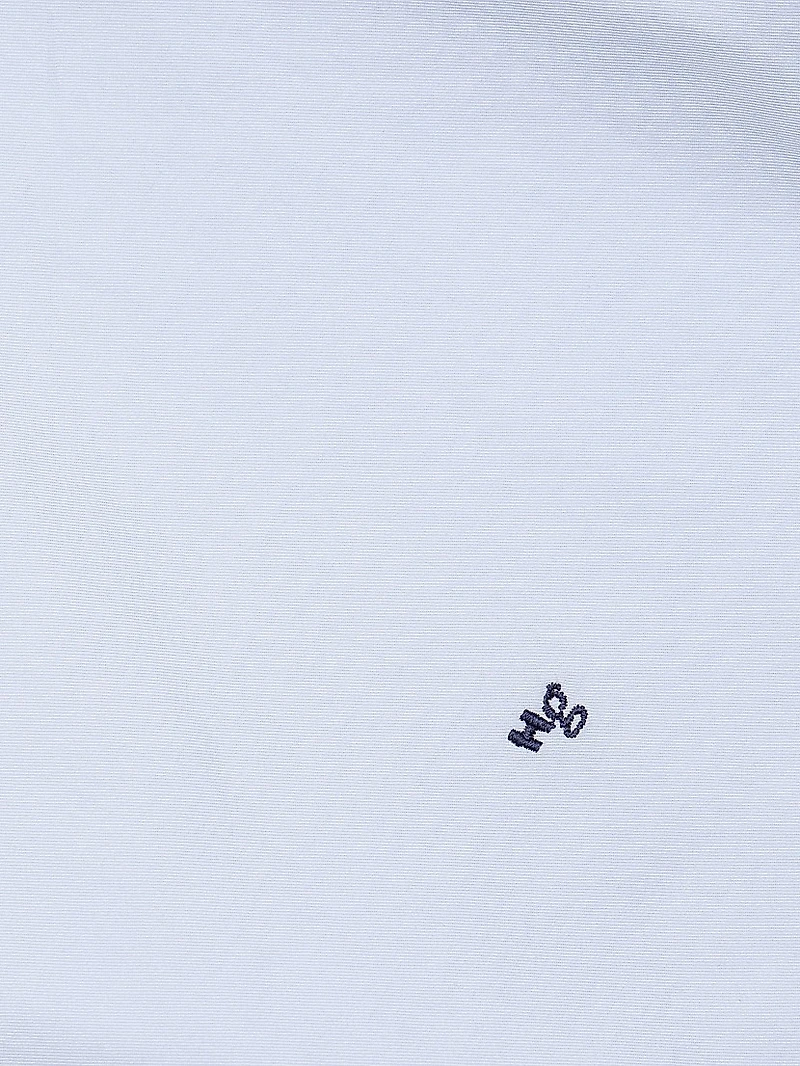 Chambray Cropped Shirt