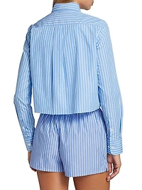 Classic Stripe Cropped Shirt