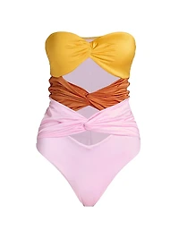 Twisted Cut-Out Swimsuit