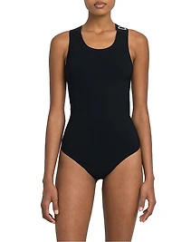 Logo-Strap One-Piece Swimsuit