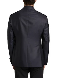 Wool-Blend One-Button Dinner Jacket