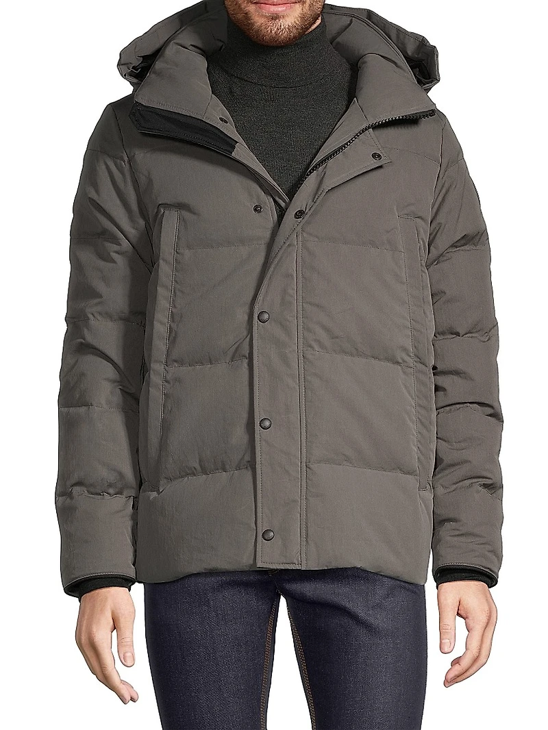 Wyndham Hooded Slim-Fit Down Parka