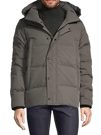 Wyndham Hooded Slim-Fit Down Parka