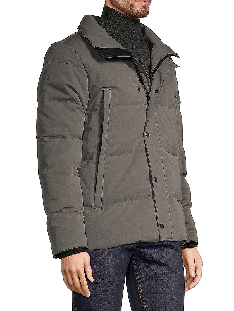 Wyndham Hooded Slim-Fit Down Parka