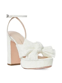 Natalia 110MM Lace Platform Sandals