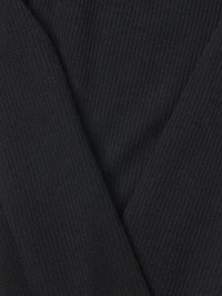 Rib-Knit Cotton-Blend Scoopneck Tank Top