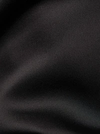 Satin Cowlneck Midi-Dress