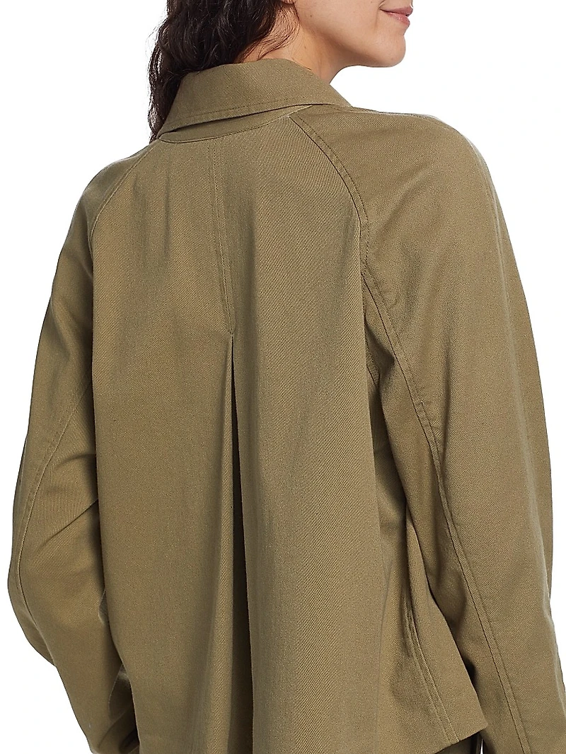 Cotton-Blend Twill Jacket