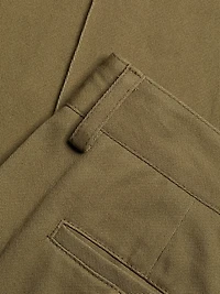 Cotton-Blend Twill Flare Pants