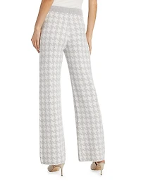 Houndstooth Drawstring Pants