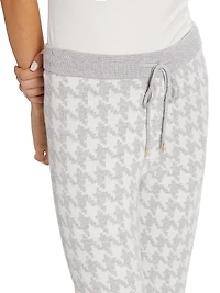 Houndstooth Drawstring Pants