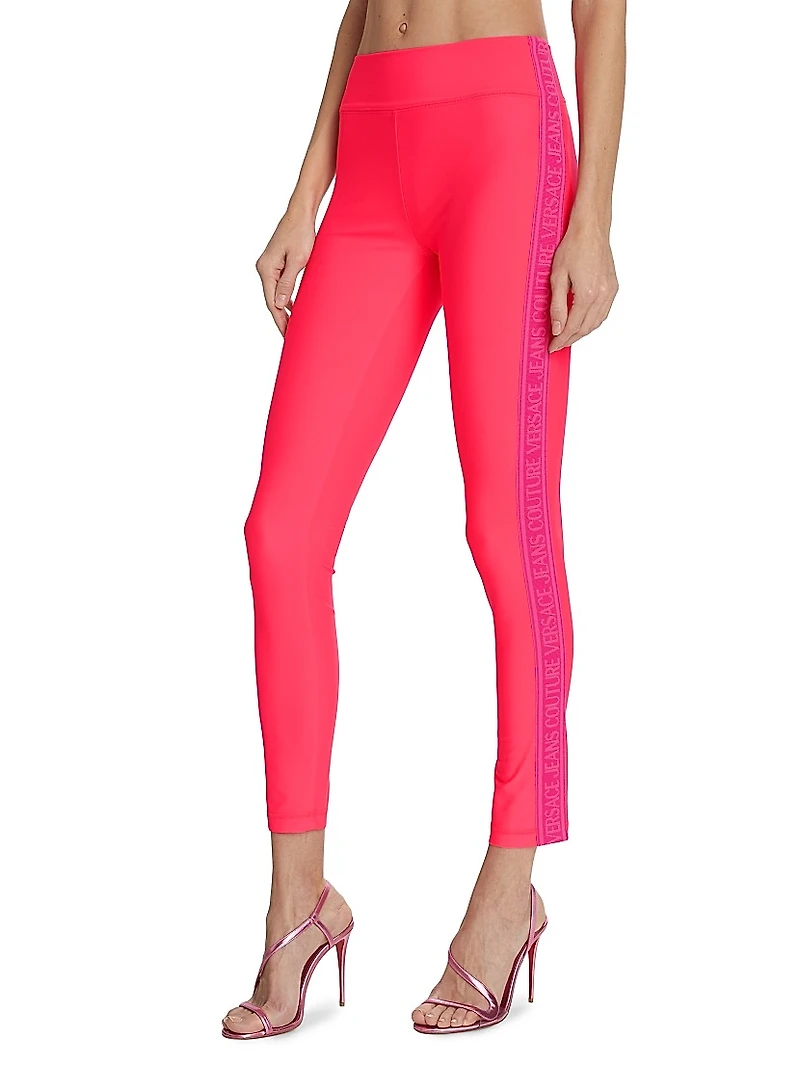 Logo-Detailed Jersey Leggings