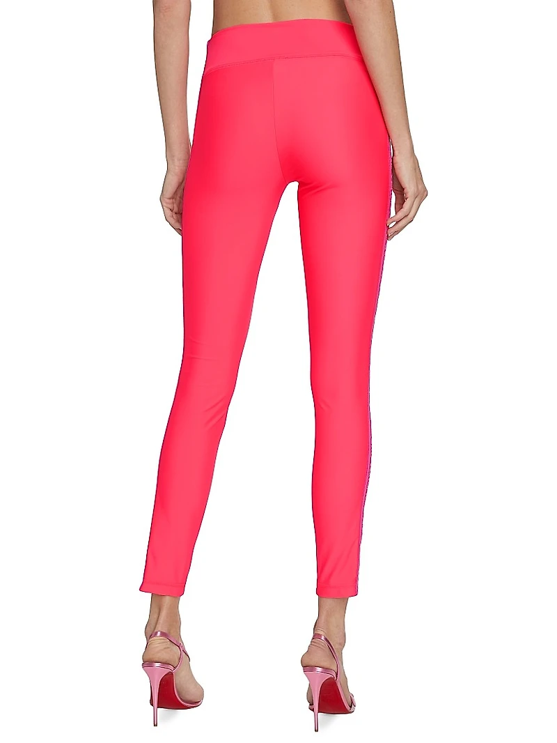 Logo-Detailed Jersey Leggings