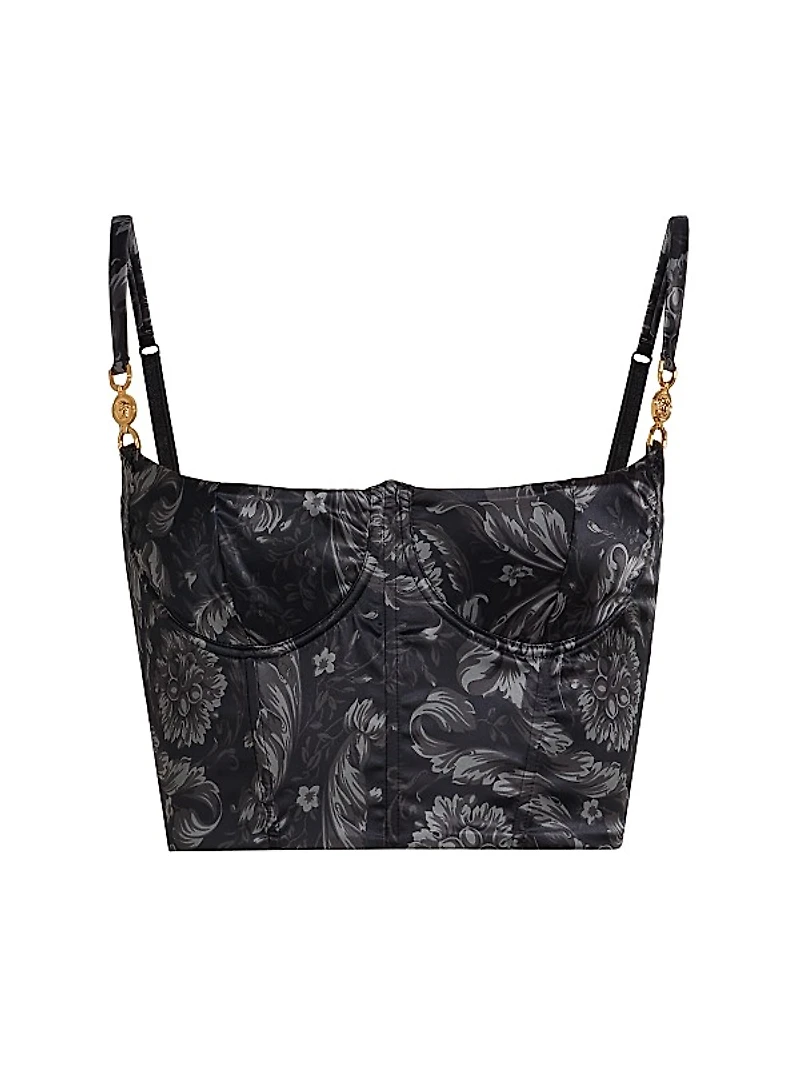 Barocco '92 Stretch Satin Balconette Bra Top