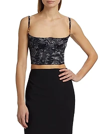 Barocco '92 Stretch Satin Balconette Bra Top