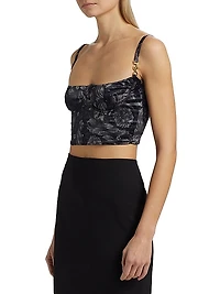 Barocco '92 Stretch Satin Balconette Bra Top