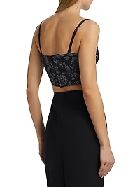 Barocco '92 Stretch Satin Balconette Bra Top