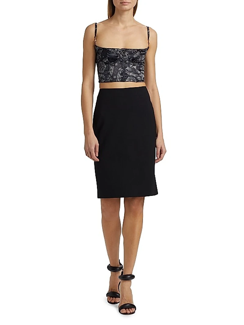 Barocco '92 Stretch Satin Balconette Bra Top