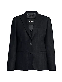 Wool Single-Breasted Blazer