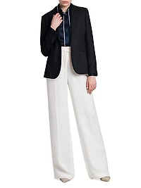 Wool Single-Breasted Blazer