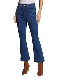 Carson High-Rise Crop Flare Jeans
