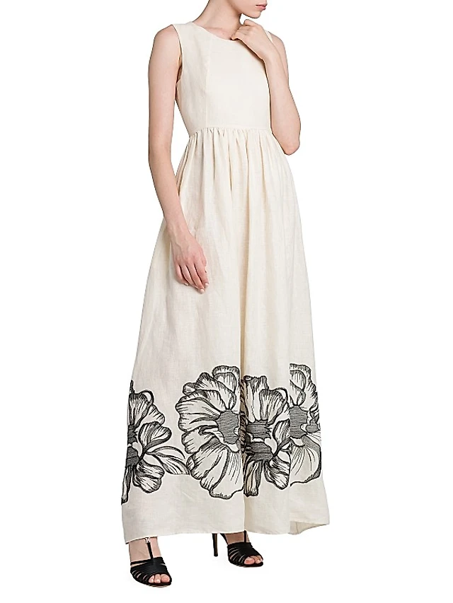 malie maxi dress Malie Midi Dress in Deep Navy