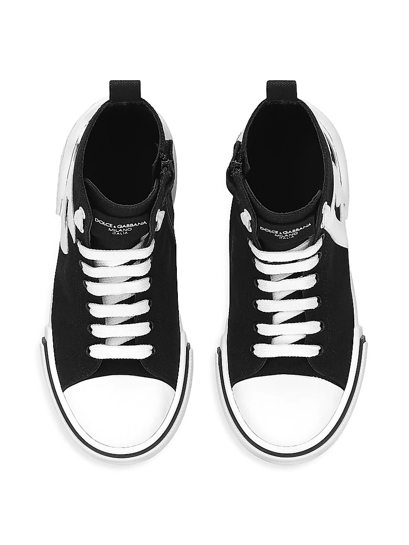 Little Kid's & Logo Canvas Sneakers