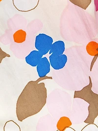 Floral Puff-Sleeve Minidress