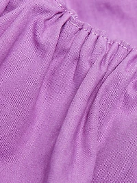 Puff-Sleeve Minidress