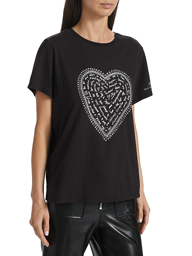 Love Letter Rhinestone T-Shirt