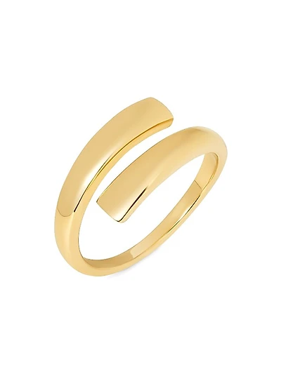 Bold Gold 14K Yellow Gold Wrap Ring