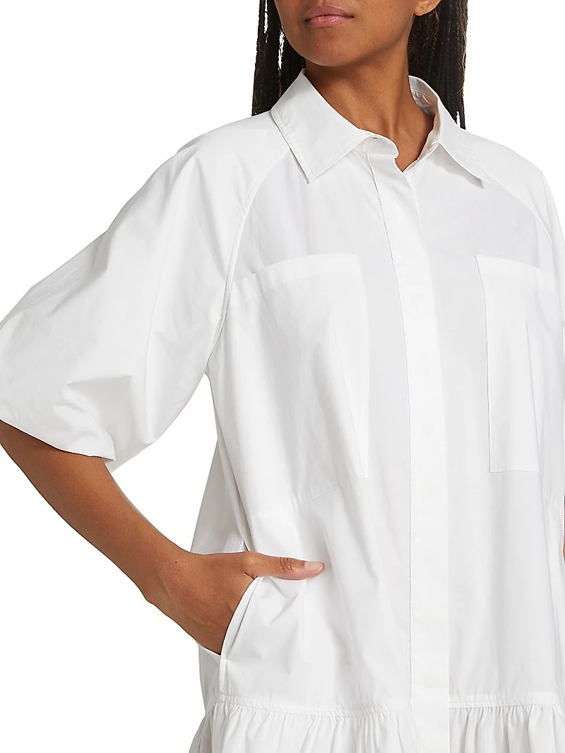 Crissy Cotton Poplin Shirtdress