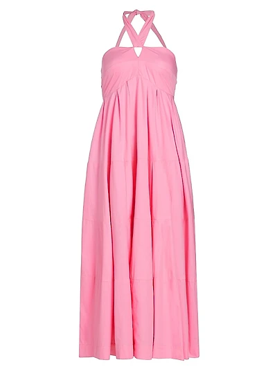 Tipping Point Halter Midi-Dress