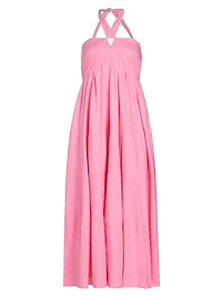 Tipping Point Halter Midi-Dress