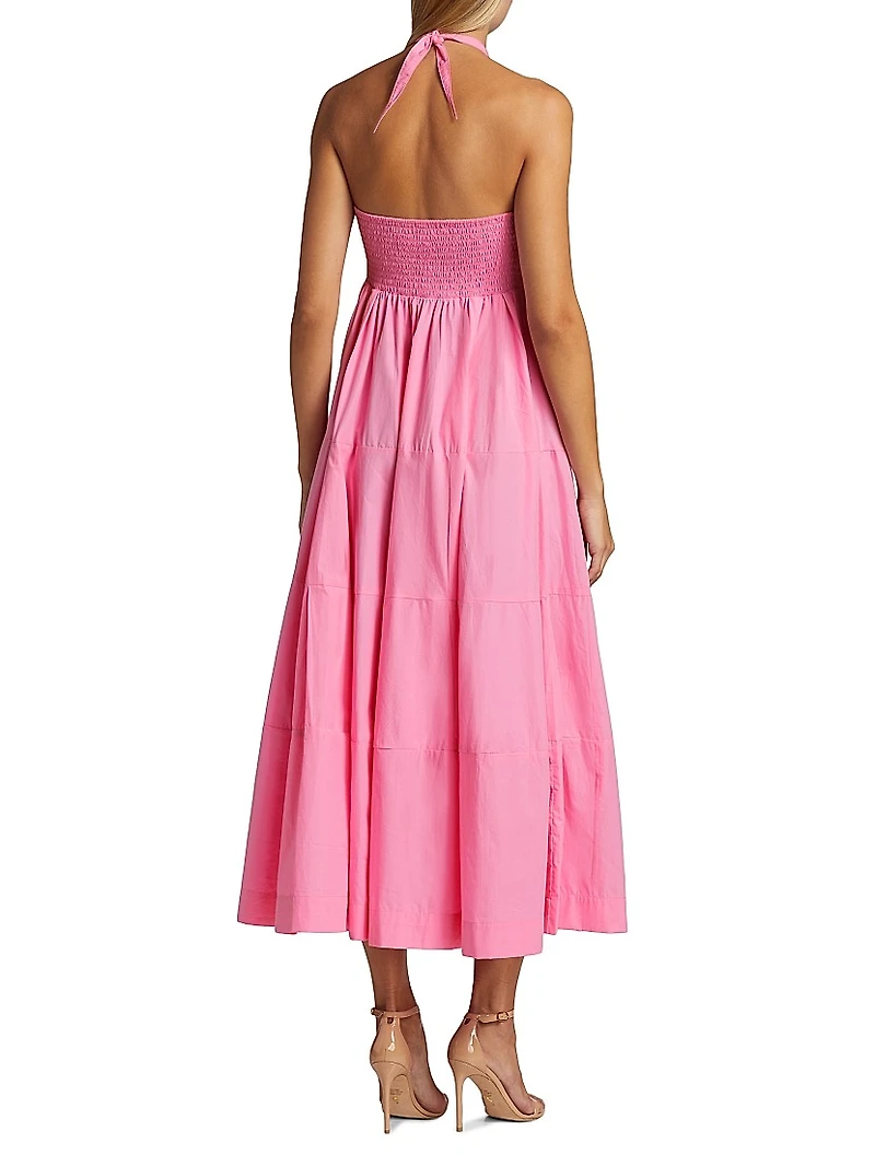 Tipping Point Halter Midi-Dress