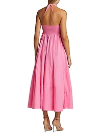 Tipping Point Halter Midi-Dress