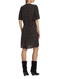 Vedolia Abstract Print Minidress