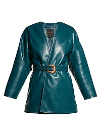 Jasper Recycled Leather Coat