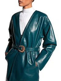 Jasper Recycled Leather Coat