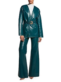 Jasper Recycled Leather Coat