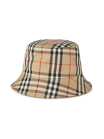 Check Bucket Hat