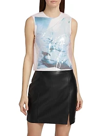 Tarano Printed Film Top