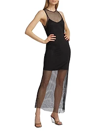 Mika Crystal Mesh Maxi Dress